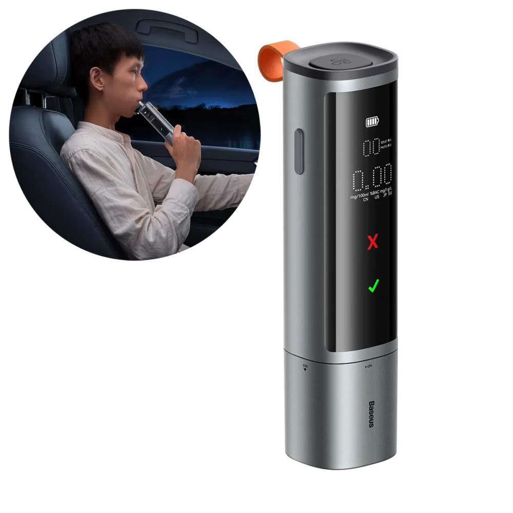 Baseus SafeJourney Pro Series breathalyzer 470mAh grayeng