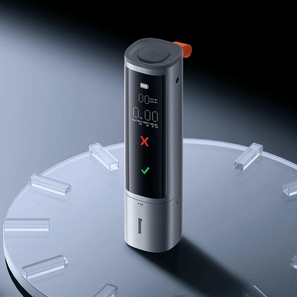 Baseus SafeJourney Pro Series breathalyzer 470mAh grayeng