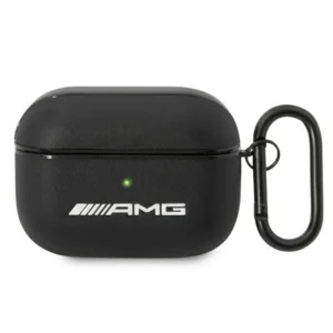 AMG Leather Big Logo case for AirPods Pro - blackeng