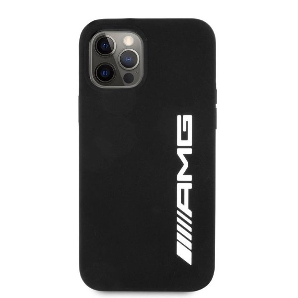 AMG Silicone Big Logo case for iPhone 12 Pro Max - blackeng