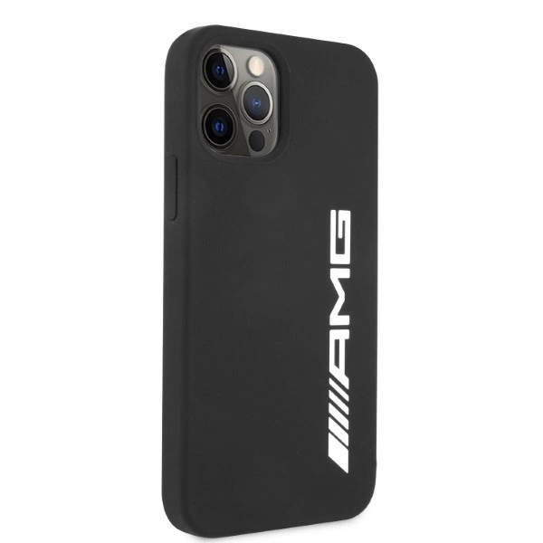 AMG Silicone Big Logo case for iPhone 12 Pro Max - blackeng