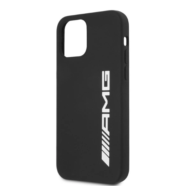 AMG Silicone Big Logo case for iPhone 12 Pro Max - blackeng