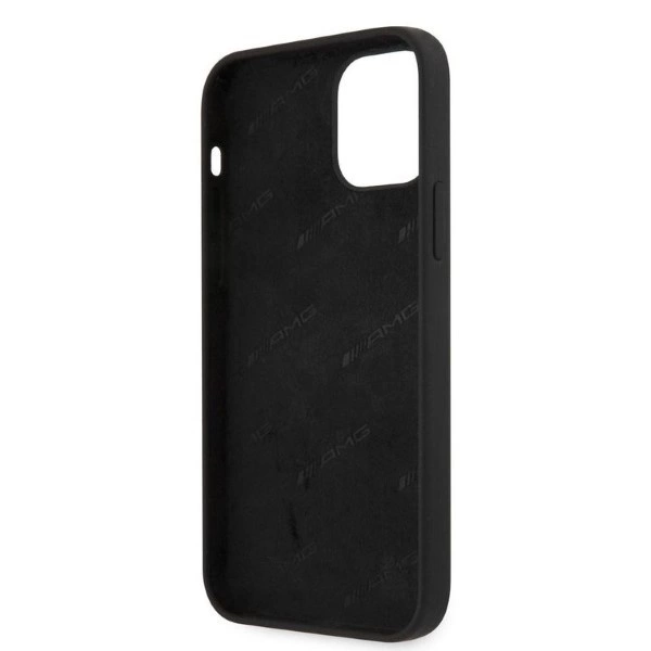 AMG Silicone Big Logo case for iPhone 12 Pro Max - blackeng