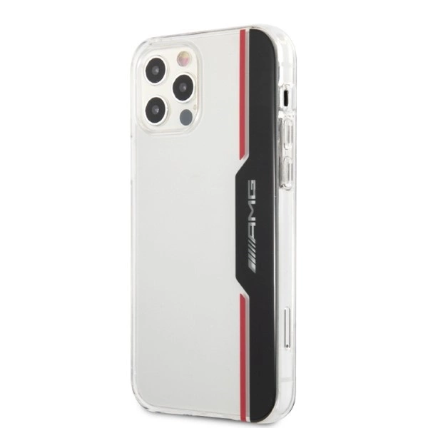AMG Electroplate Vertical case for iPhone 12 / iPhone 12 Pro - transparenteng