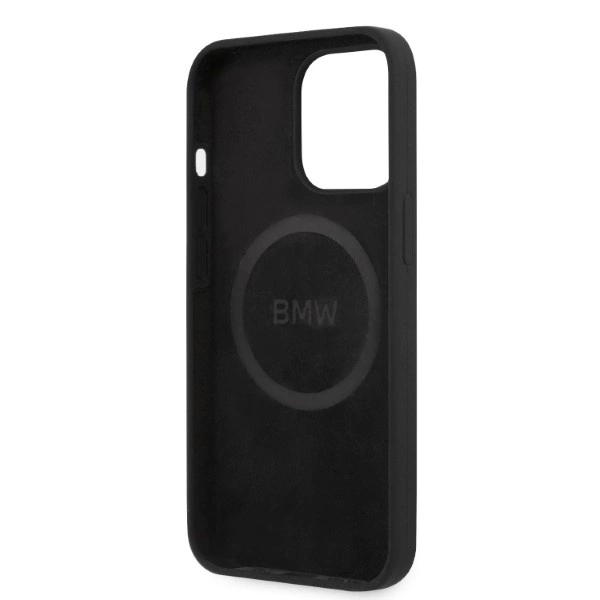 BMW Silicone Signature Logo MagSafe case for iPhone 13 Pro / iPhone 13 - blackeng