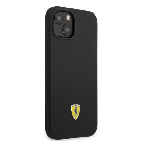 Ferrari FEHMSIP14MBK iPhone 14 Plus 6.7" black/black hardcase Silicone Metal Logo Magsafeeng