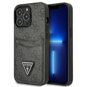 Guess GUHCP13LP4TPK iPhone 13 Pro / 13 6.1" black/black hardcase 4G Triangle Logo Cardsloteng