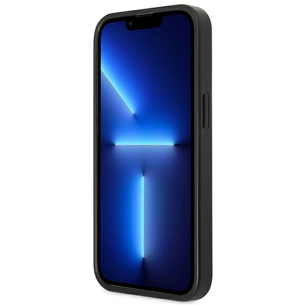 Guess GUHCP13LP4TPK iPhone 13 Pro / 13 6.1" black/black hardcase 4G Triangle Logo Cardsloteng