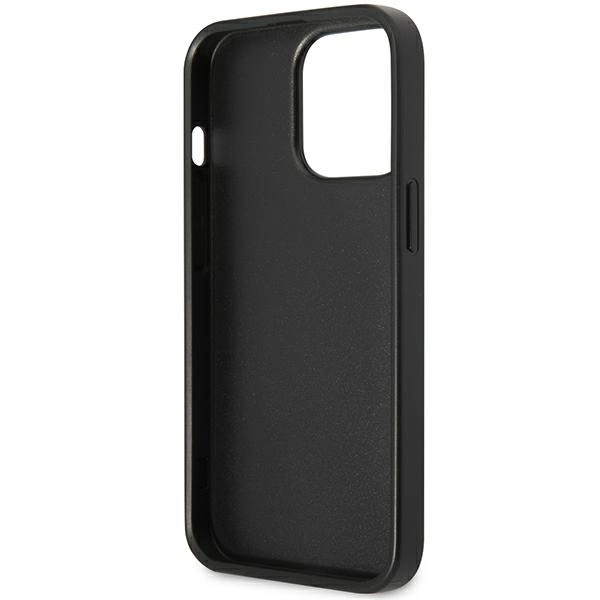 Guess GUHCP13LP4TPK iPhone 13 Pro / 13 6.1" black/black hardcase 4G Triangle Logo Cardsloteng