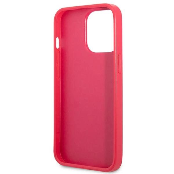 Guess Saffiano 4G Small Metal Logo case for iPhone 13 Pro / 13 - pinkeng