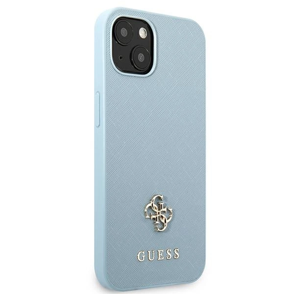 Guess GUHCP13MPS4MB iPhone 13 6.1" blue/blue hardcase Saffiano 4G Small Metal Logoeng