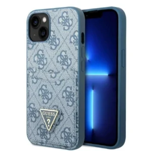 Guess GUHCP13SP4TPB iPhone 13 mini 5.4" blue/blue hardcase 4G Triangle Logo Cardsloteng