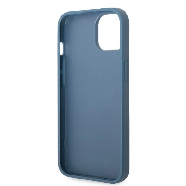 Guess GUHCP13SP4TPB iPhone 13 mini 5.4" blue/blue hardcase 4G Triangle Logo Cardsloteng