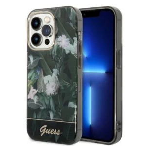 Guess Jungle Collection case for iPhone 14 Pro Max - greeneng