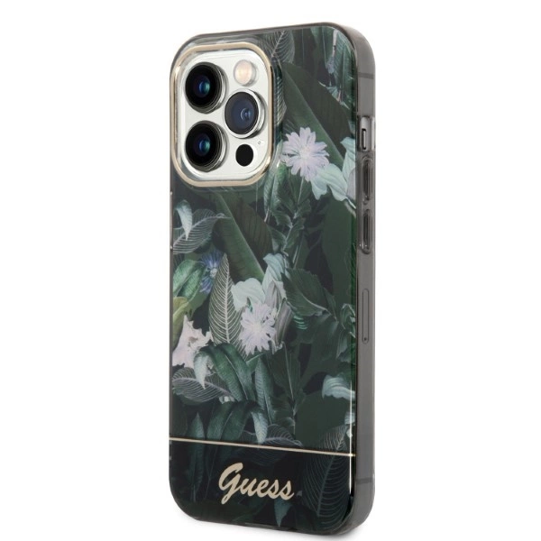 Guess Jungle Collection case for iPhone 14 Pro Max - greeneng