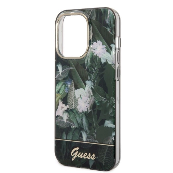 Guess Jungle Collection case for iPhone 14 Pro Max - greeneng