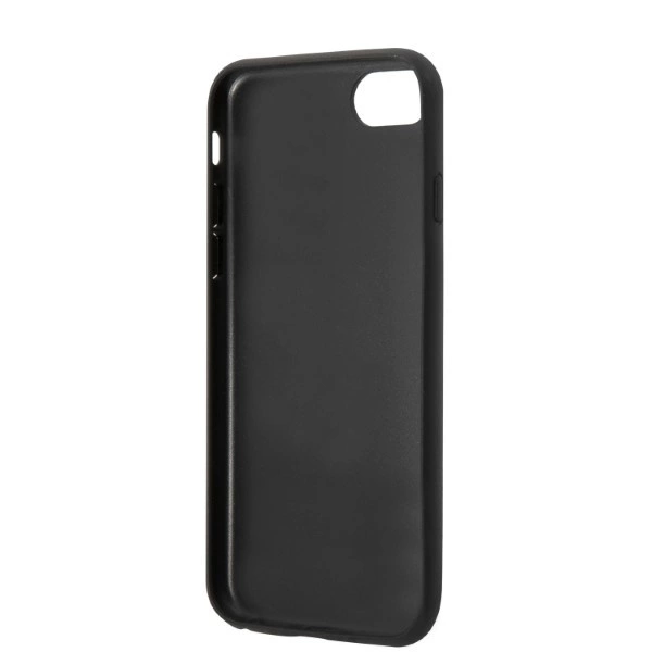 Karl Lagerfeld KLHCI8SAKICKCBK iPhone 7/8 / SE 2020 / SE 2022 black/black hardcase Saffiano Karl&Choupette Headeng