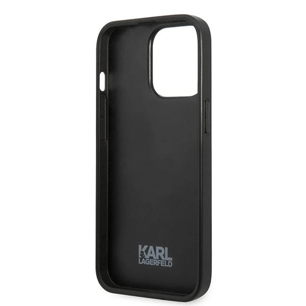 Karl Lagerfeld Flower Ikonik Karl case for iPhone 13 Pro / iPhone 13 - grayeng