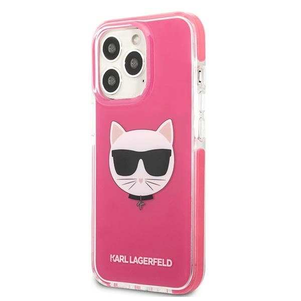 Etui Karl Lagerfeld Choupette Head na iPhone 13 Pro / iPhone 13 - fuksjowypol