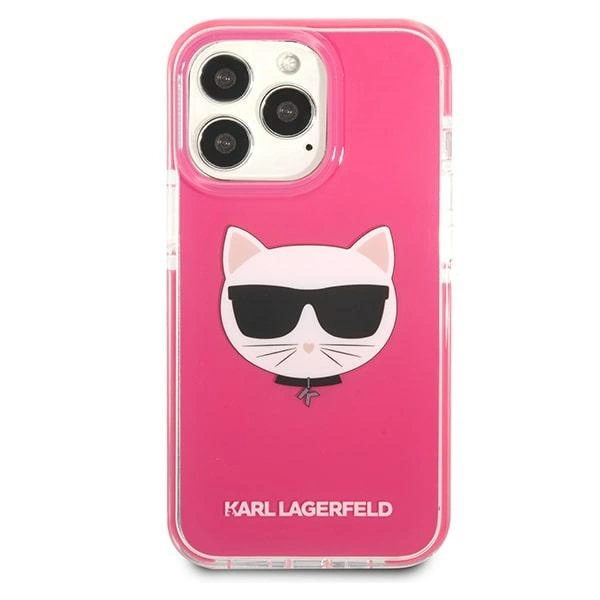 Etui Karl Lagerfeld Choupette Head na iPhone 13 Pro / iPhone 13 - fuksjowypol