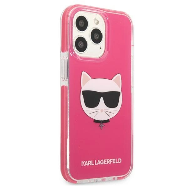 Etui Karl Lagerfeld Choupette Head na iPhone 13 Pro / iPhone 13 - fuksjowypol