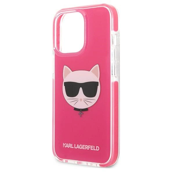 Etui Karl Lagerfeld Choupette Head na iPhone 13 Pro / iPhone 13 - fuksjowypol