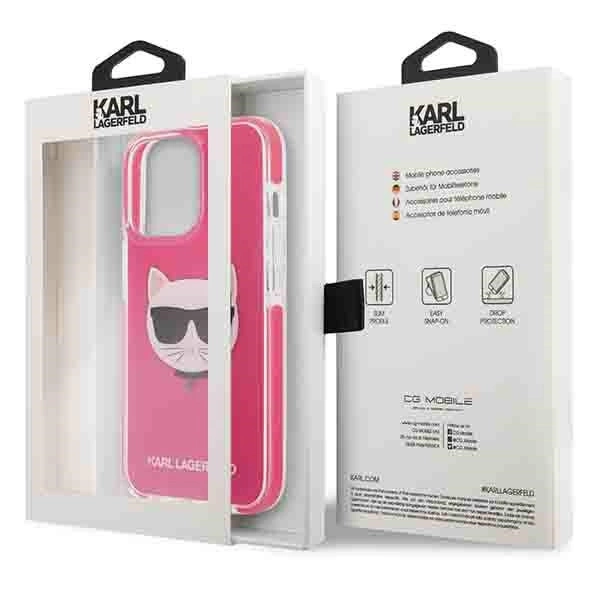 Etui Karl Lagerfeld Choupette Head na iPhone 13 Pro / iPhone 13 - fuksjowypol