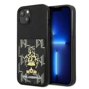 Karl Lagerfeld Karlimals Cardslot case for iPhone 13 - blackeng