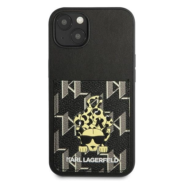 Karl Lagerfeld Karlimals Cardslot case for iPhone 13 - blackeng