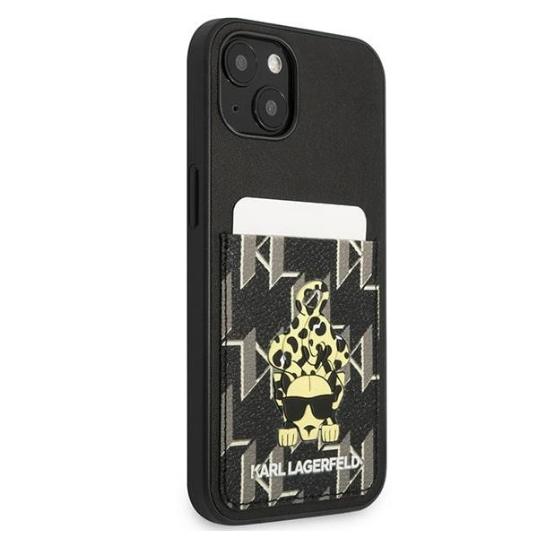 Karl Lagerfeld Karlimals Cardslot case for iPhone 13 - blackeng