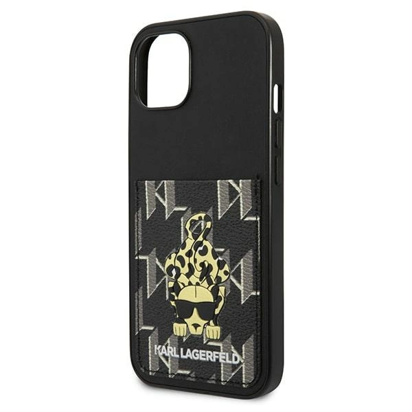 Karl Lagerfeld Karlimals Cardslot case for iPhone 13 - blackeng