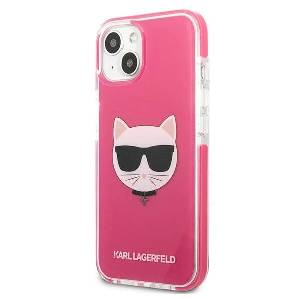 Karl Lagerfeld Choupette Head case for iPhone 13 - fuchsiaeng