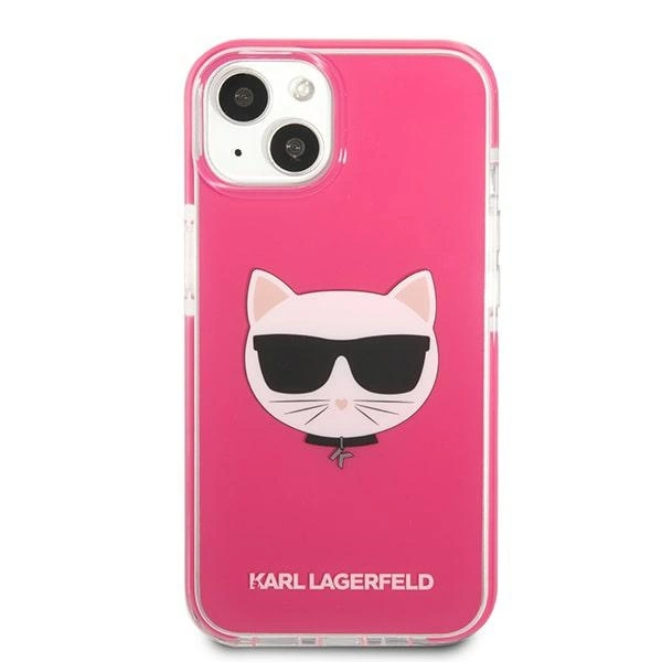 Karl Lagerfeld Choupette Head case for iPhone 13 - fuchsiaeng