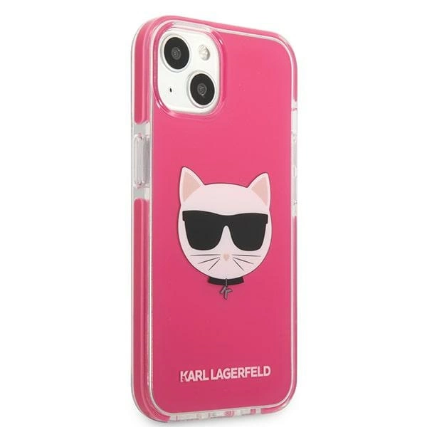 Karl Lagerfeld Choupette Head case for iPhone 13 - fuchsiaeng
