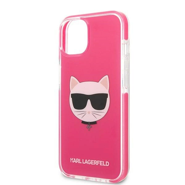 Karl Lagerfeld Choupette Head case for iPhone 13 - fuchsiaeng