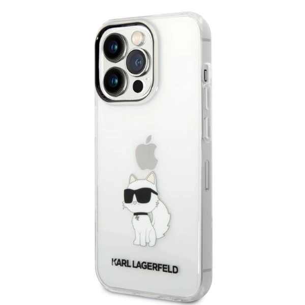 Karl Lagerfeld Ikonik Choupette case for iPhone 14 Pro - transparenteng