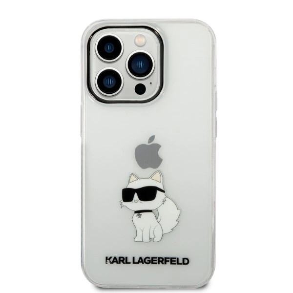 Karl Lagerfeld Ikonik Choupette case for iPhone 14 Pro - transparenteng