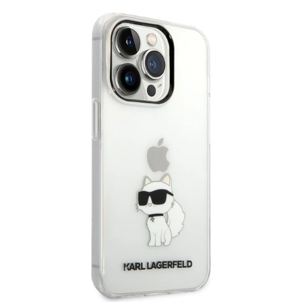 Karl Lagerfeld Ikonik Choupette case for iPhone 14 Pro - transparenteng