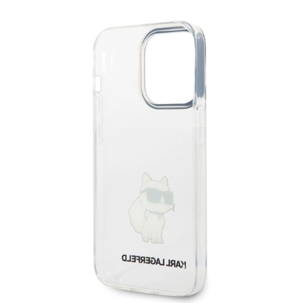 Karl Lagerfeld Ikonik Choupette case for iPhone 14 Pro - transparenteng