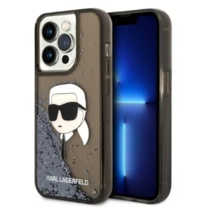 Karl Lagerfeld KLHCP14LLNKHCK iPhone 14 Pro 6.1" black/black hardcase Glitter Karl Headeng