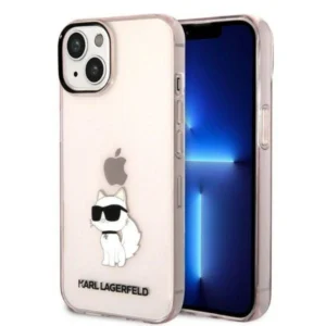 Karl Lagerfeld KLHCP14MHNCHTCP iPhone 14 Plus 6.7" pink/pink hardcase Ikonik Choupetteeng
