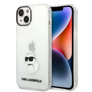 Karl Lagerfeld Ikonik Choupette case for iPhone 14 Plus - transparenteng