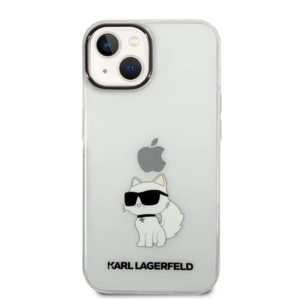 Karl Lagerfeld Ikonik Choupette case for iPhone 14 Plus - transparenteng