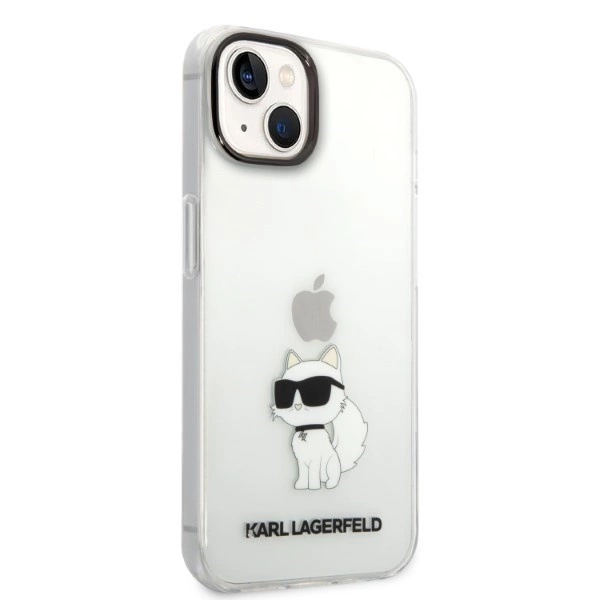 Karl Lagerfeld Ikonik Choupette case for iPhone 14 Plus - transparenteng