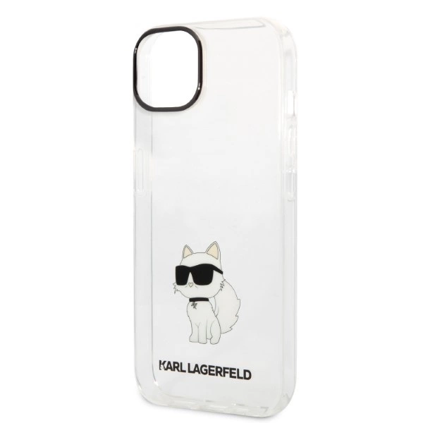 Karl Lagerfeld Ikonik Choupette case for iPhone 14 Plus - transparenteng