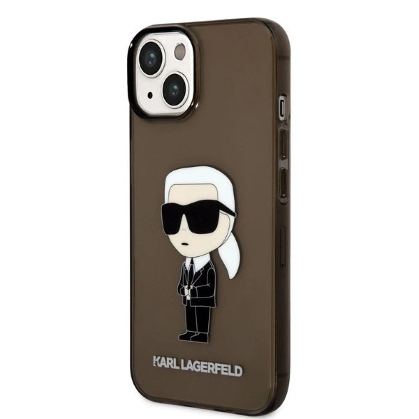 Karl Lagerfeld Ikonik Karl case for iPhone 14 Plus - blackeng