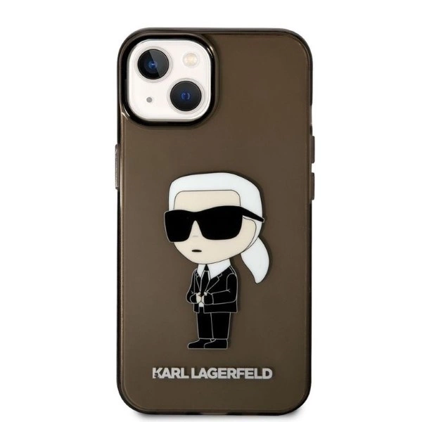 Karl Lagerfeld Ikonik Karl case for iPhone 14 Plus - blackeng