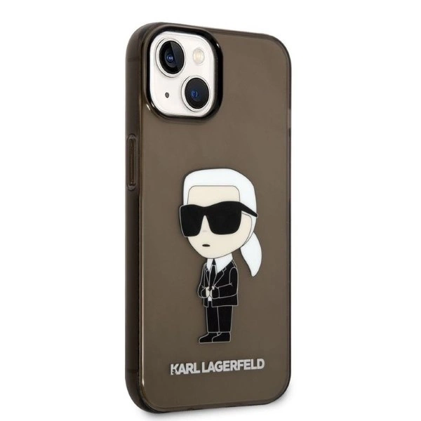 Karl Lagerfeld Ikonik Karl case for iPhone 14 Plus - blackeng