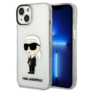 Karl Lagerfeld Ikonik Karl case for iPhone 14 Plus - transparenteng