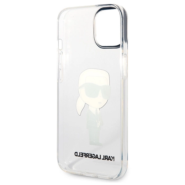 Karl Lagerfeld Ikonik Karl case for iPhone 14 Plus - transparenteng